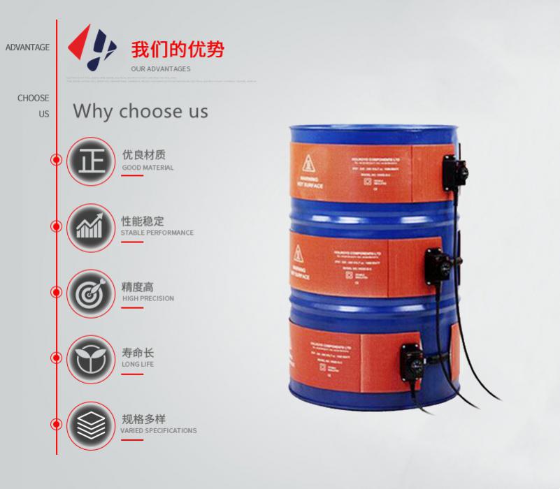 Paint bucket heating belt