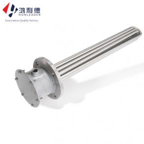 Immersion heaters for thermal oil boiler heater