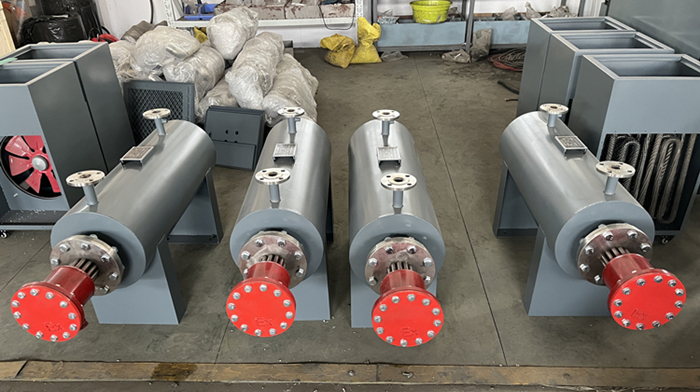 Atex Certified Industrial Duct Heaters Deliver To France